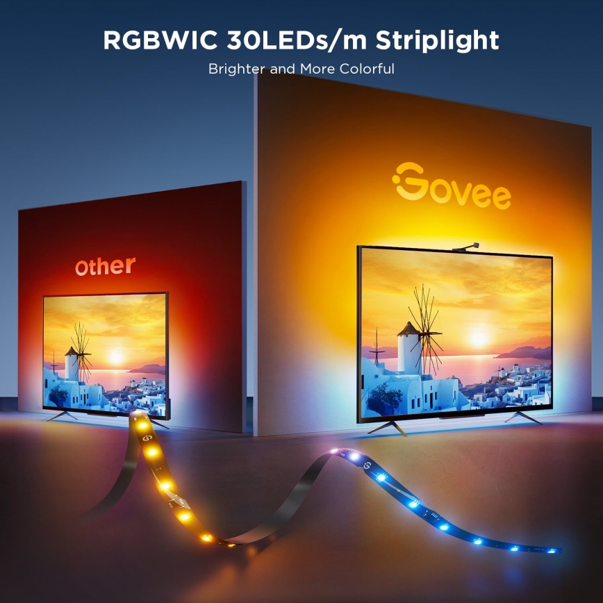 Govee - Backlight 3S Netflix TV 55-65" SMART LED podsvietenie RGBICW Wi-Fi + diaľkové ovládanie