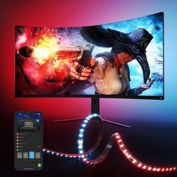 Govee - Dreamview G1 Smart LED RGBIC podsvietenie monitora 27-34" Wi-Fi