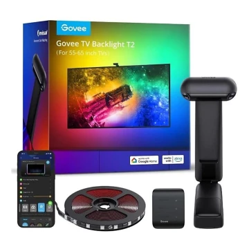 Govee - DreamView T2 DUAL TV 55-65" SMART LED podsvietenie RGBIC Wi-Fi + diaľkové ovládanie