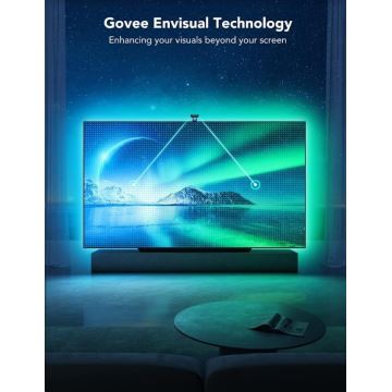 Govee - DreamView T2 DUAL TV 55-65" SMART LED podsvietenie RGBIC Wi-Fi + diaľkové ovládanie