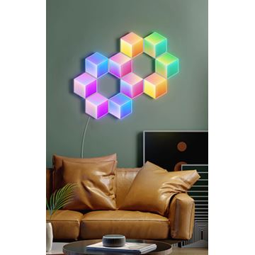 Govee - SADA 10x LED Svietidlo Glide Hexa Pro LED Smart RGBIC Wi-Fi