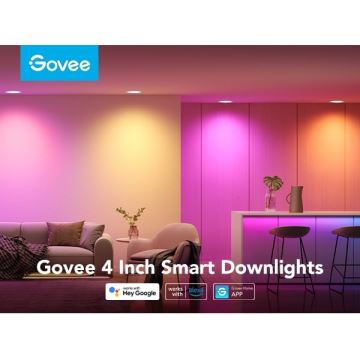 Govee - SADA 2x LED RGBWW Podhľadové svietidlo LED/11W/230V Smart 2700-6500K