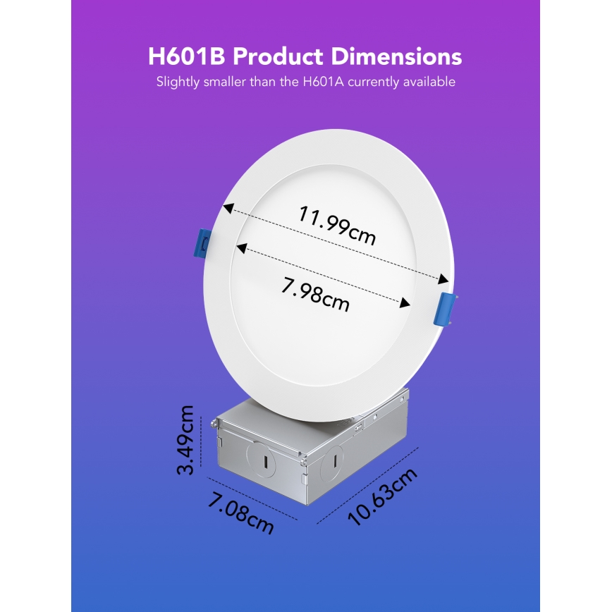 Govee - SADA 2x LED RGBWW Podhľadové svietidlo LED/11W/230V Smart 2700-6500K