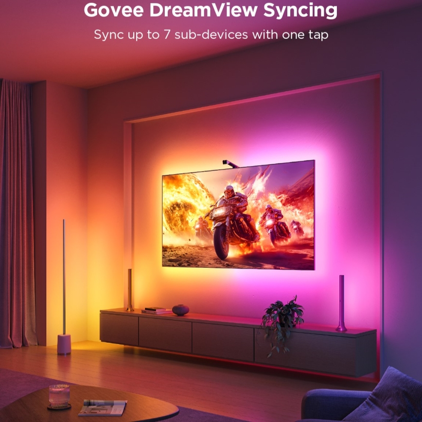 Govee - TV Backlight 3 Lite TV 55-65" SMART LED podsvietenie RGBICW Wi-Fi IP67 + diaľkové ovládanie