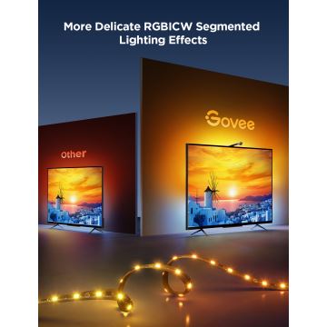 Govee - TV Backlight 3 Lite TV 75-85" SMART LED podsvietenie RGBICW Wi-Fi IP67 + diaľkové ovládanie