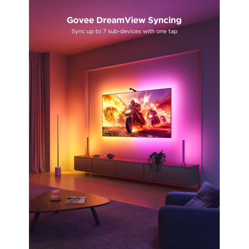 Govee - TV Backlight 3 Lite TV 75-85" SMART LED podsvietenie RGBICW Wi-Fi IP67 + diaľkové ovládanie