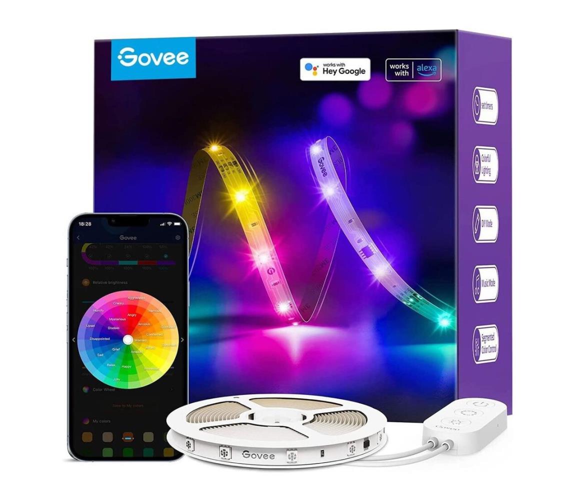 Obrázok Govee WiFi RGBIC Smart LED PRO, 5m (H618A3D1)