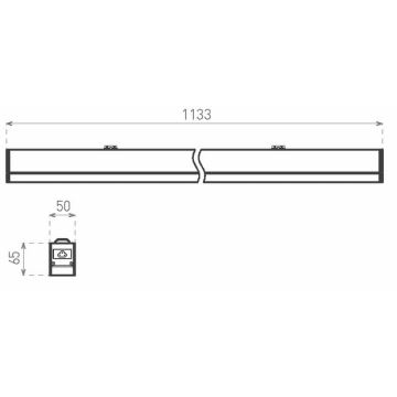 Greenlux GXPR068 - LED Žiarivkové svietidlo PROFI LINEAR II LED/36W/230V 4000K