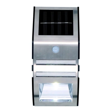 Grundig - LED Solárne nástenné svietidlo so senzorom 1xLED IP64