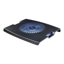 Hama - Chladiaca podložka pre notebook 1x ventilátor USB čierna