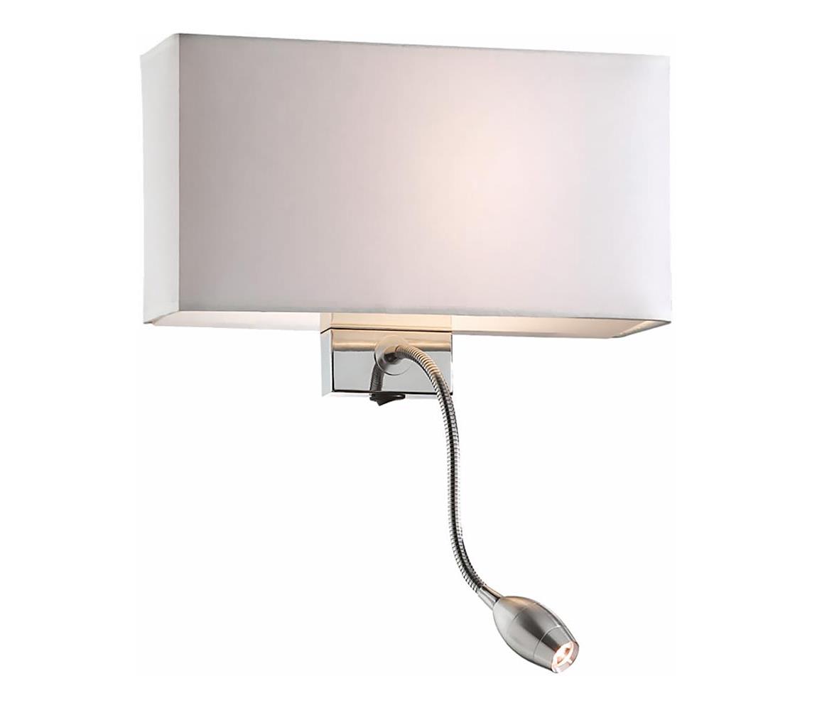 Ideal Lux - Nástenné svietidlo 1xE27/60W/230V + 1x1W/LED