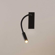 Ideal Lux - LED Flexibilná lampička IO LED/3W/230V CRI 90 čierna