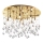 Ideal Lux - LED Krištáľové stropné svietidlo MOONLIGHT 12xG9/3W/230V pr.60 cm zlatá