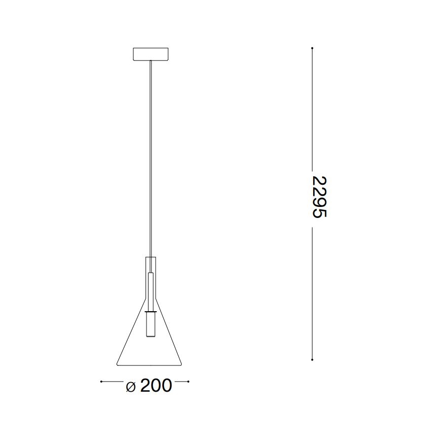 Ideal Lux - LED Luster na lanku EMPIRE 1xG9/3W/230V