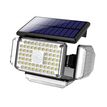 LED Solárne nástenné svietidlo so senzorom LED/5W/5,5V 3000K/6500K IP44