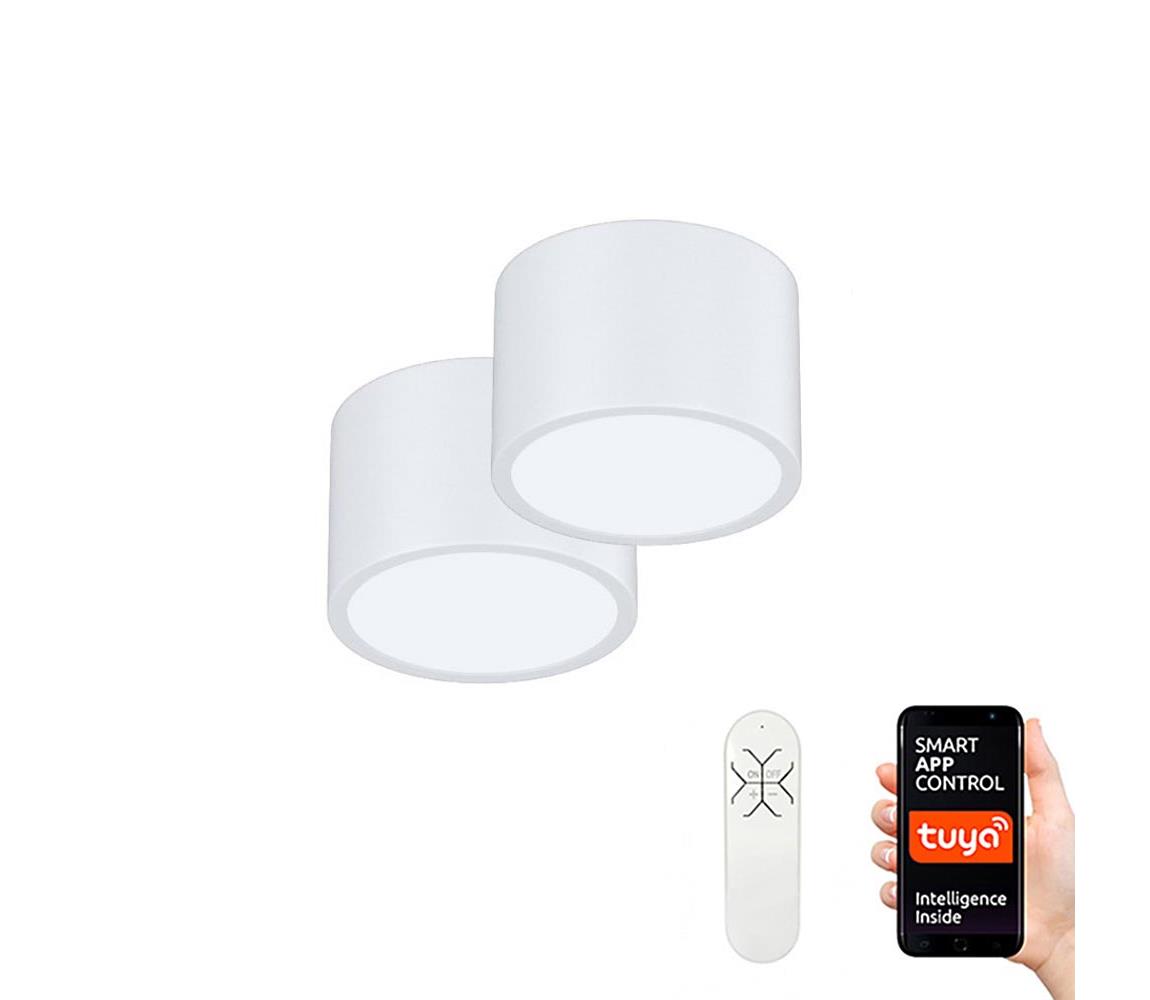 Obrázok Immax Neo Immax Neo 07024L-15BD - Sada 2x LED Stropné svietidlo RONDATE 2xLED/12W/230V ZigB IM0691