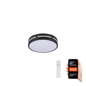 Immax NEO 07152-B30 - LED Stmievateľné stropné svietidlo NEO LITE PERFECTO LED/24W/230V Wi-Fi Tuya čierna + diaľkové ovládanie