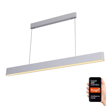 Immax NEO 07157-W120X - LED RGB+CCT Stmievateľný luster na lanku MILANO LED/40W/230V Tuya biela