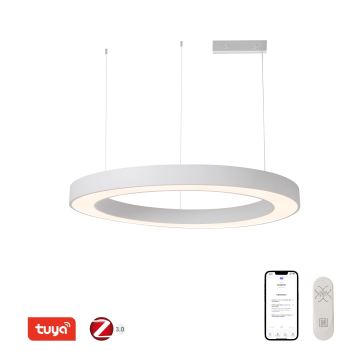 Immax NEO 07214L - LED Stmievateľný luster na lanku PASTEL LED/68W/230V 2700-6500K biela 95 cm Tuya + diaľkové ovládanie