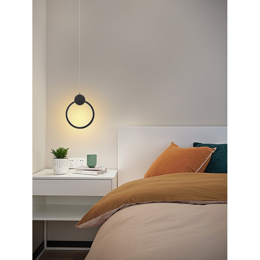 Immax NEO 07233L - LED Stmievateľný luster na lanku NEO LITE OVALE LED/18W/230V Wi-Fi Tuya 2700-6500K + diaľkové ovládanie