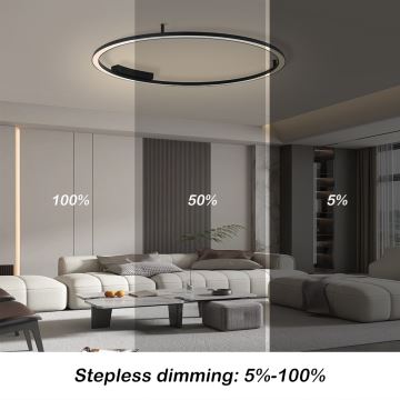 Immax NEO 07246-120 - LED Stmievateľné stropné svietidlo FINO LED/72W/230V 120 cm Tuya + diaľkové ovládanie