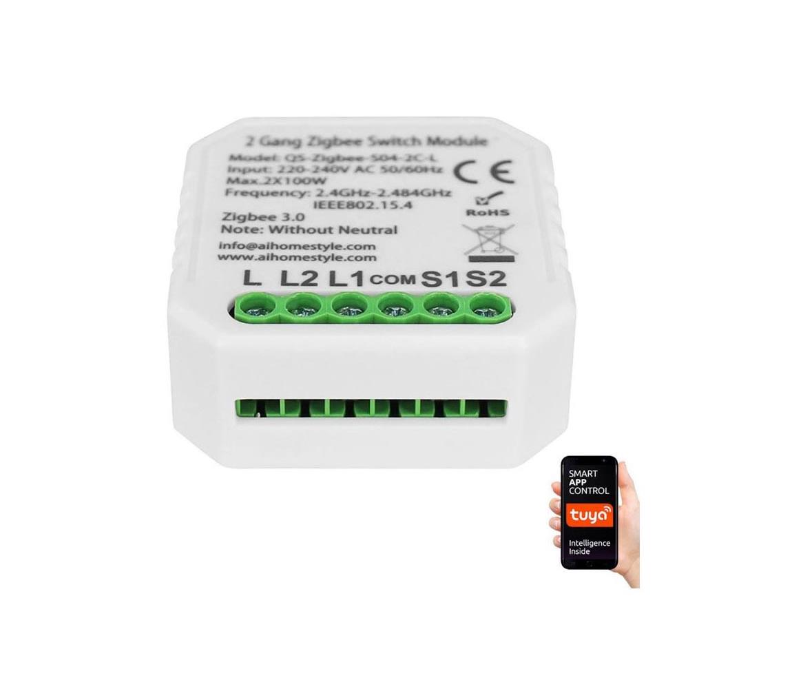 Obrázok Immax Neo Immax NEO 07517L - Inteligentný kontrolór (L) V4 2-tlačítkový Zigbee 3.0 Tuya IM0995