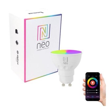 Immax NEO 07724L - LED RGB+CCT Stmievateľná žiarovka GU10/6W/230V 2700K Wi-Fi Tuya