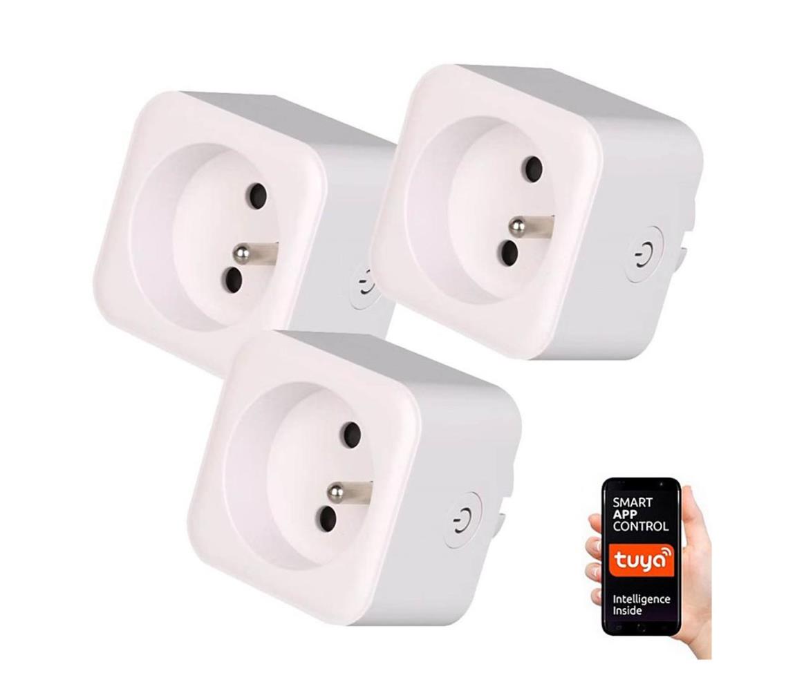  Neo  NEO 07762C - SADA 3x Inteligentná zásuvka NEO LITE 3680W/230V/16A Wi-Fi Tuya 