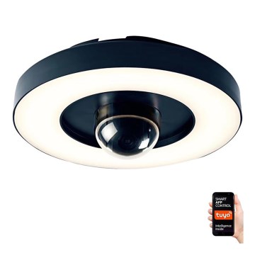 Immax NEO 07792L - LED Inteligentná vonkajšia kamera so svetlom RING 22W/230V IP44 Wi-Fi Tuya