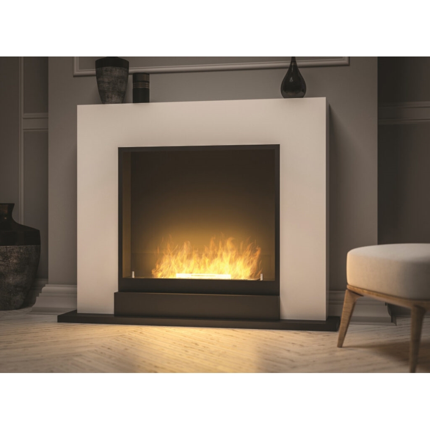 InFire - BIO krb 100x120 cm 3,5kW biela