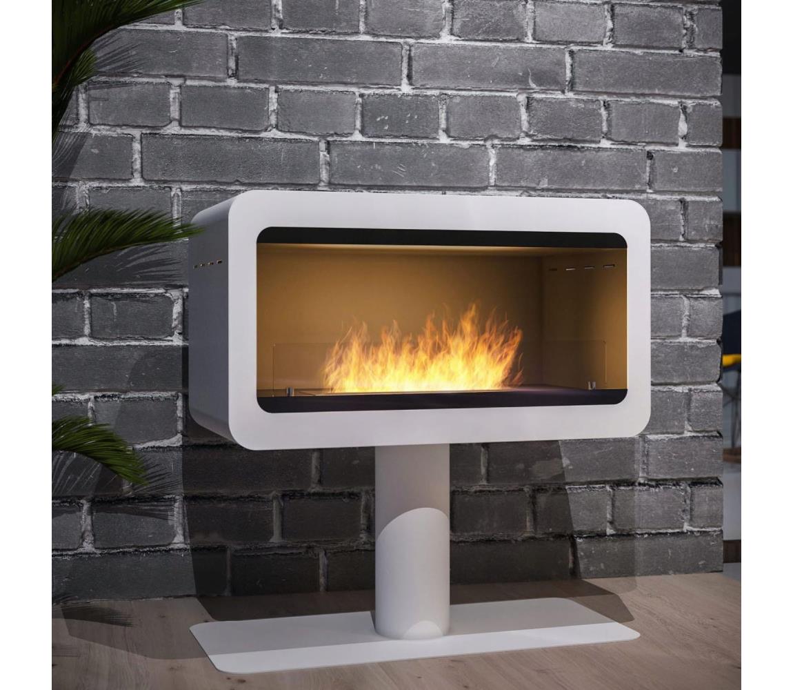 InFire InFire - BIO krb 82,5x78 cm 3kW biela 