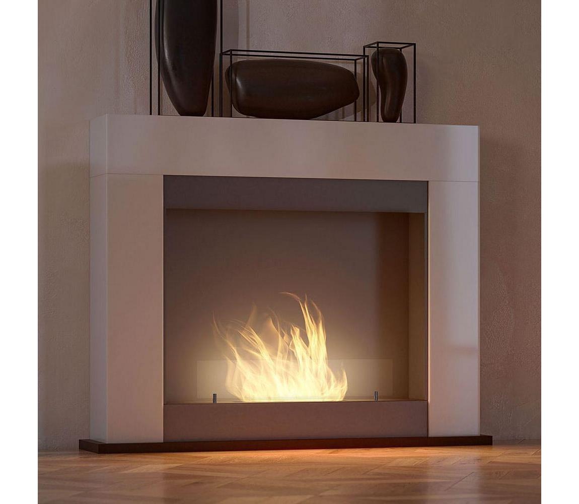 InFire InFire - BIO krb 87,5x110 cm 3kW biela 