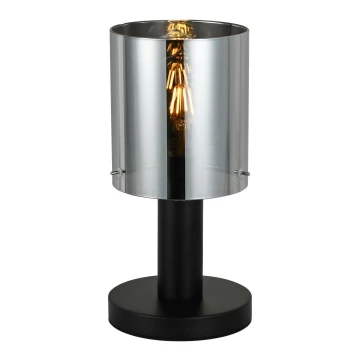 ITALUX - Stolná lampa SARDO 1xE27/40W/230V čierna