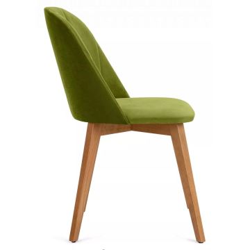 Jedálenská stolička RIFO 86x48 cm svetlozelená/svetlý dub