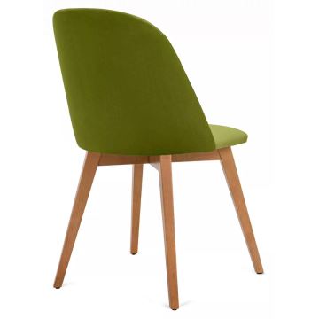 Jedálenská stolička RIFO 86x48 cm svetlozelená/svetlý dub