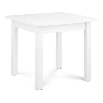 Jedálenský stôl HOSPE 78x80 cm buk/biela