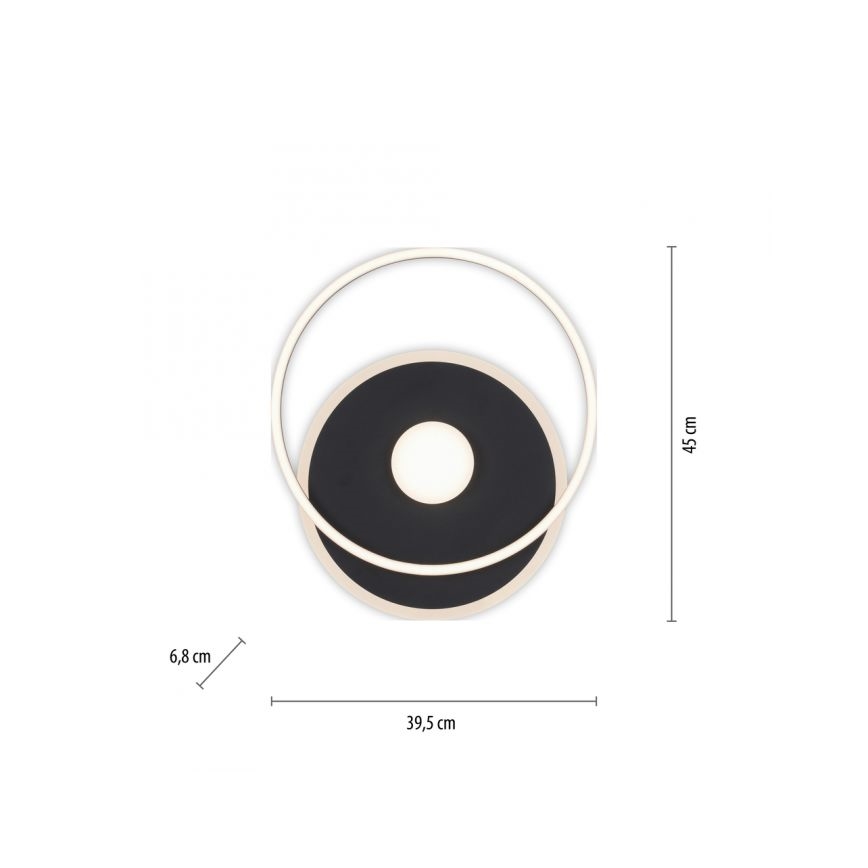 JUST LIGHT. 15046-18 - LED Stmievateľné stropné svietidlo DOMINO LED/26,5W/230V