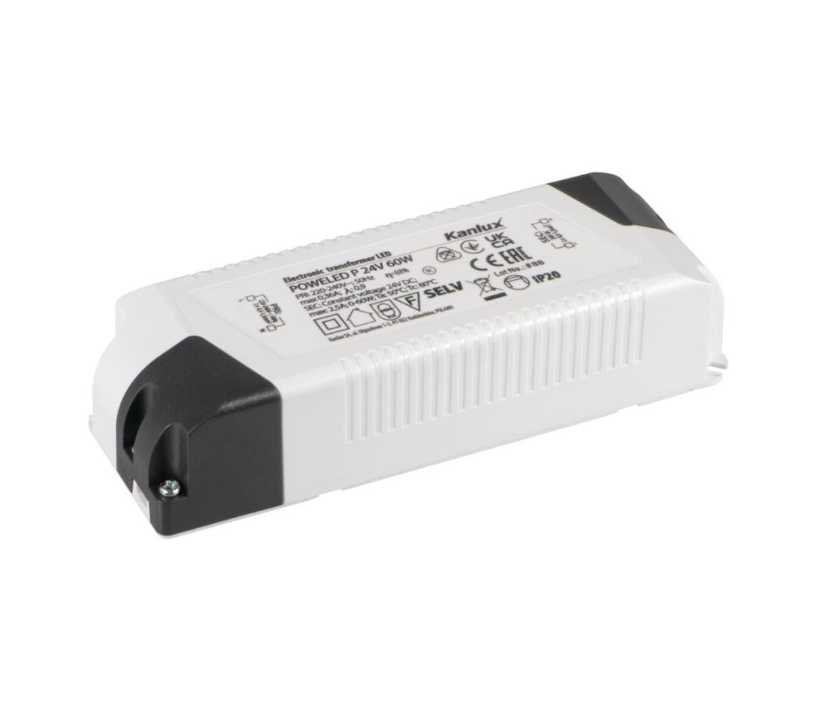   26816 - LED Elektronický transformátor 60W/24V 