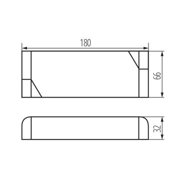 LED Elektronický transformátor 100W/24V