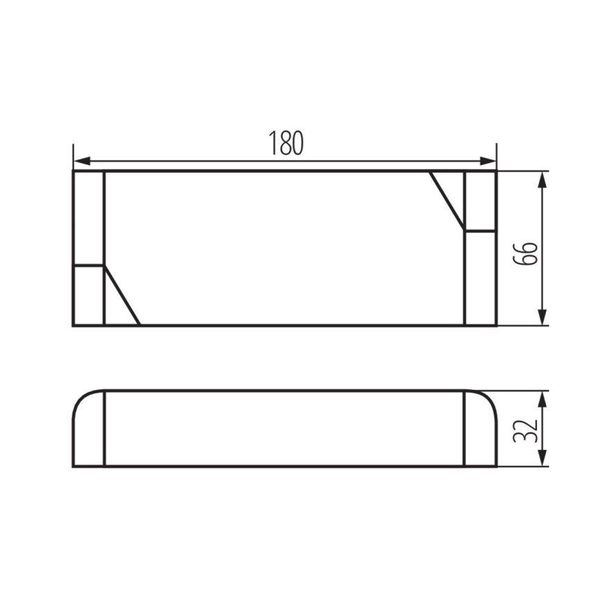 LED Elektronický transformátor 100W/24V