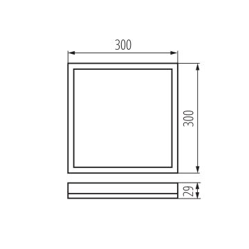 LED Kúpeľňové stropné svietidlo AZPO LED/17,5W/230V IP54 biela