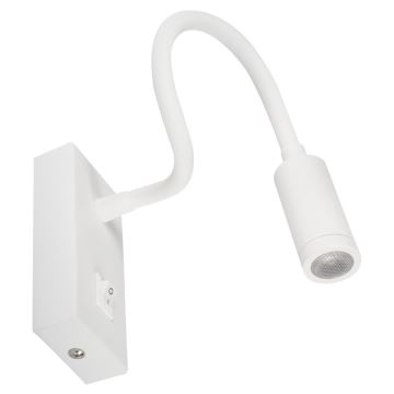 LED Flexibilná lampička TONIL LED/2,7W/230V biela