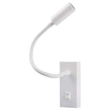 LED Flexibilná lampička TONIL LED/2,7W/230V biela