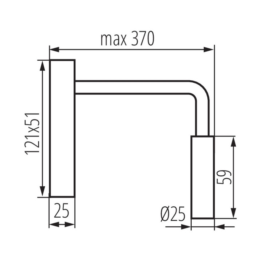 LED Flexibilná lampička TONIL LED/2,7W/230V biela