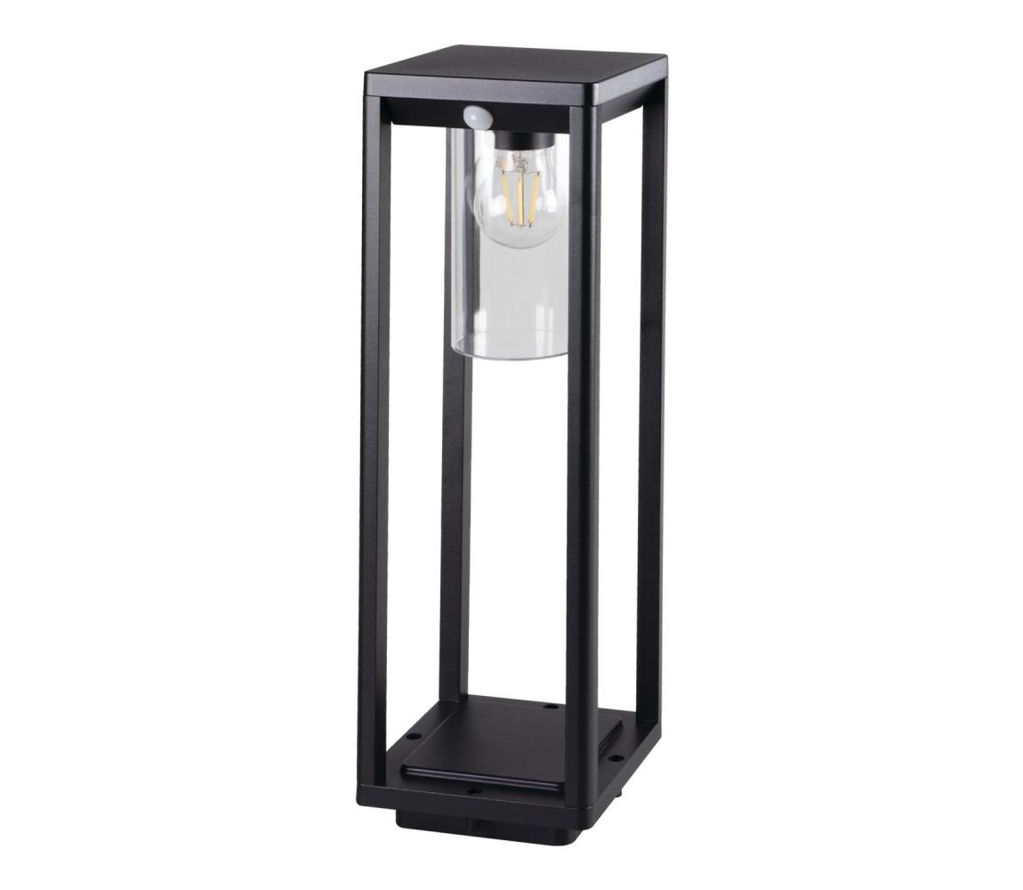 34986 - Vonkajšia lampa so senzorom VIMO 1xE27/15W/230V 50 cm IP44 čierna