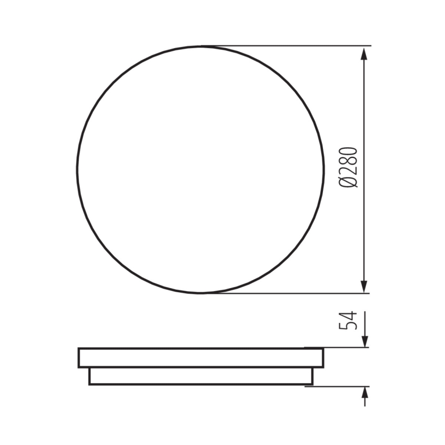 LED Kúpeľňové svietidlo so senzorom STIVI LED/24W/230V IP65