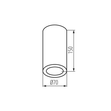 Kúpeľňové bodové svietidlo AQILO 1xE14/10W/230V IP65 biela