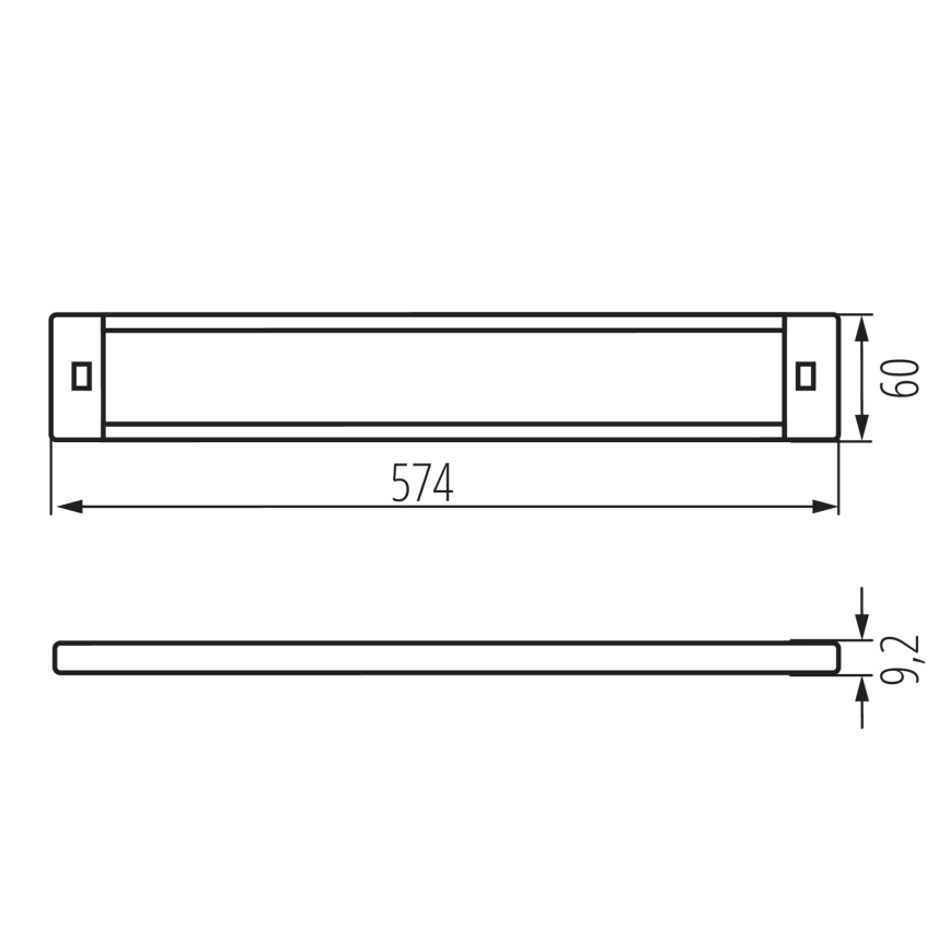 LED Stmievateľné osvetlenie nábytku so senzorom pohybu DAXA LED/9W/24V 3000/4000/5500K