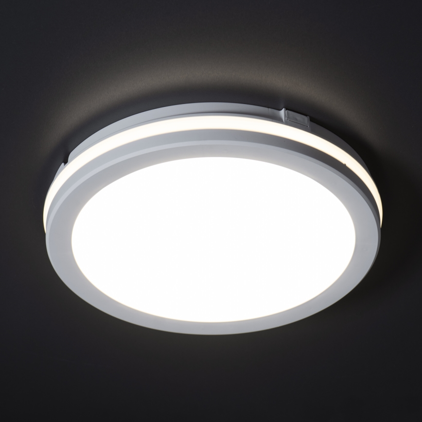 LED Vonkajšie stropné svietidlo BENO ECO LED/30W/230V 3000/4000/6500K pr. 30 cm IP65 biela