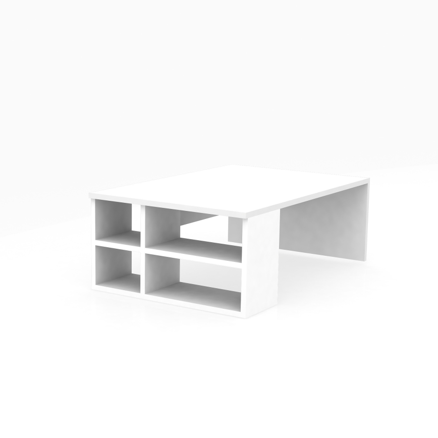 Konferenčný stolík DEFNE 34x90 cm biela